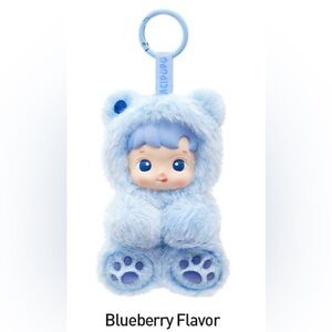 Pop Mart Hacipupu Gummy Bear Series Vinyl Plush Pendant Blind Box Blueberry Blue